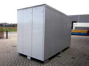 Verplaatsbare omkasting compressor